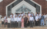 Đoàn cán bộ báo chí Bình Dương thăm và làm việc tại Chămpasắc (Lào)