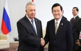 President Sang receives Russian representatives at APEC 20