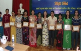 Hội LHPN tỉnh tổng kết cuộc thi Chủ tịch Hội phụ nữ cơ sở giỏi cấp tỉnh năm 2012