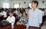 Đại biểu Quốc hội tỉnh tiếp xúc cử tri TP.TDM, huyện Phú Giáo