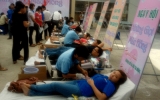 TP.TDM: Hơn 200 người tham gia hiến máu tình nguyện