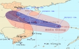 Lưu ý khả năng bão số 8 quét dọc bờ biển