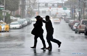 Post-Tropical Cyclone Sandy makes landfall in New Jersey