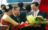 Thủ tướng Nguyễn Tấn Dũng tới Vientiane dự Hội nghị Á-Âu lần thứ 9