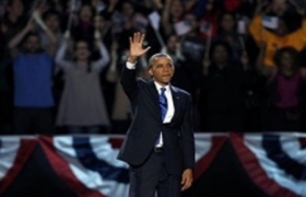 Obama's re-election victory speech in Chicago