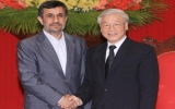 Tổng Bí thư Nguyễn Phú Trọng tiếp Tổng thống Iran