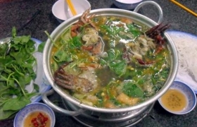 Ngọt lẩu cua đồng