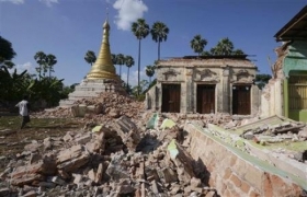 Myanmar quake leaves  38 dead or missing: Red Cross