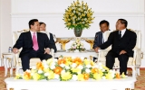 Thủ tướng Nguyễn Tấn Dũng hội kiến Thủ tướng Campuchia