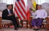 Ông Obama kết thúc chuyến thăm 6 giờ tới Myanmar