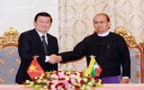 Lãnh đạo Việt Nam và Myanmar ra tuyên bố chung