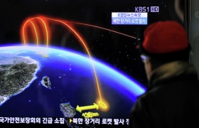 朝鲜按计划发射“光明星３号”卫星