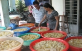 Sweetened ginger village in Binh Nham