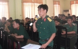 Đại biểu HĐND tỉnh tiếp xúc cử tri Bộ Chỉ huy Quân sự tỉnh và Sư đoàn 7