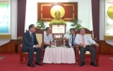 Kumho Vietnam General Director bids farewell to provincial leaders at resignment