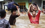 Eleven dead as floods swamp central Jakarta