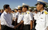 Thủ tướng thăm, chúc tết cán bộ chiến sĩ Đoàn 681 Hải quân