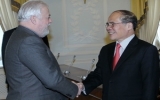 Top legislator begins Russia visit