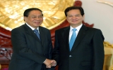 Thủ tướng Nguyễn Tấn Dũng hội kiến lãnh đạo Lào và Campuchia