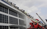 Lực lượng PCCC tỉnh diễn tập phương án chữa cháy, cứu hộ và cứu nạn tại công ty