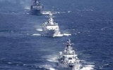Tàu chiến Nga tập trận bắn đạn pháo ở Biển Đông