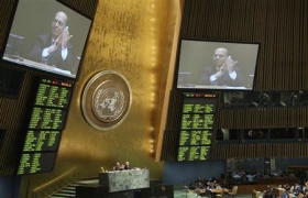 UN overwhelmingly approves global arms trade treaty