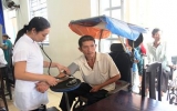 Disable people under medical check-up