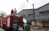 Đang điều tra nguyên nhân, thiệt hại vụ cháy tổng kho Sacombank