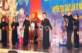 富教县人委会举办2013年第3次少数民族同胞文化-体育联欢会开幕仪式
