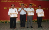 Thành ủy Thủ Dầu Một tổ chức hội thi Bí thư Chi bộ giỏi năm 2013