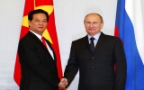 Thủ tướng Nguyễn Tấn Dũng hội kiến Tổng thống Nga V. Putin