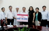 VSIP Charity Fund donates VND 836mln to provincial General Hospital