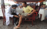 Khám và phát thuốc miễn phí tại xã Hội Nghĩa (Tân Uyên)