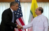 Tổng thống Myanmar bắt đầu chuyến thăm Mỹ lịch sử