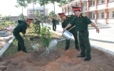 Lực lượng vũ trang tỉnh: Trồng cây nhớ ơn Bác