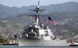 Tàu khu trục trang bị tên lửa của Mỹ đến Philippines