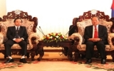 Lao leader asks for firm development at shared border