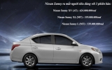 Nissan Sunny tại Việt Nam có giá bán từ 518 - 588 triệu đồng