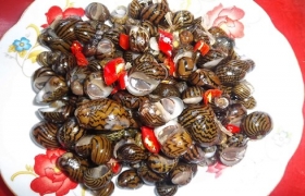 Ốc dừa xào tỏi