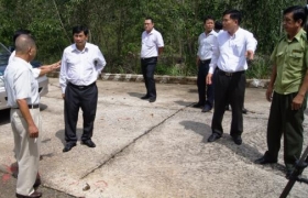 平阳省人委会副主席黄文二：璧香有限公司为光秃山地的绿化工作做出积极的努力和贡献
