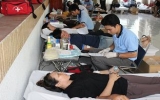 宜安市红十字会的逾180名干部、团员参与 “无偿献血”活动