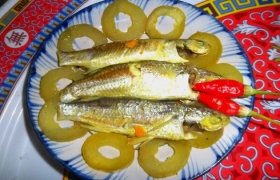 Cá đối kho dưa