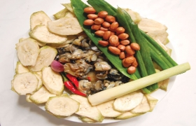 Canh chuối nấu ốc