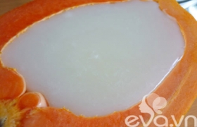 Thạch đu đủ sữa dừa