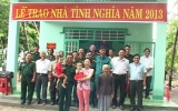 Bộ Chỉ huy Quân sự tỉnh trao tặng nhà tình nghĩa cho quân nhân huyện Bến Cát