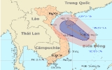 Biển động mạnh do áp thấp nhiệt đới