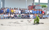 Huấn luyện kỹ năng chữa cháy cho các đội chữa cháy trong KCN