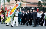 Provincial leaders visit martyrs’ cemetery