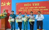 TX.Thuận An: Tổ chức hội thi báo cáo viên bồi dưỡng kiến thức quốc phòng - an ninh
