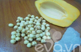 Chè hạt sen đu đủ